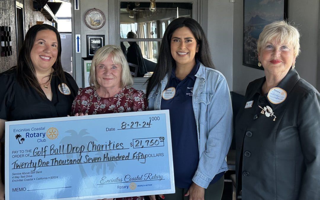 Coastal Encinitas Rotary’s Winning Shot: $22,000 Raised for Local: Heroes in Annual Golf Ball Drop