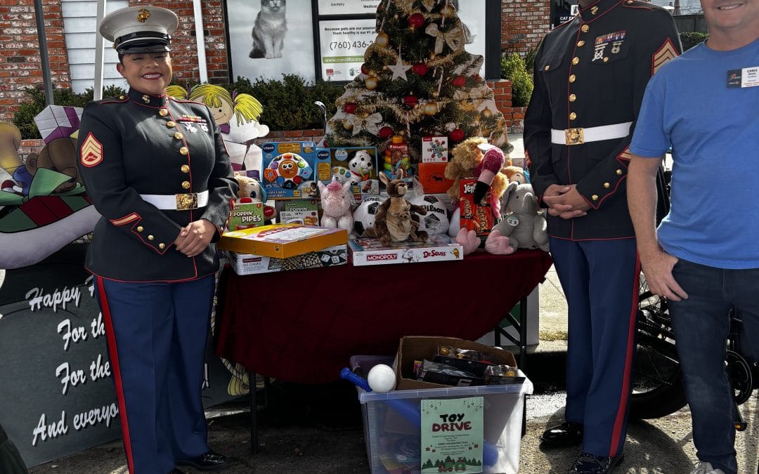 Coastal Encinitas Rotary Club Spreads Holiday Cheer with Toy Donation to Local Marines