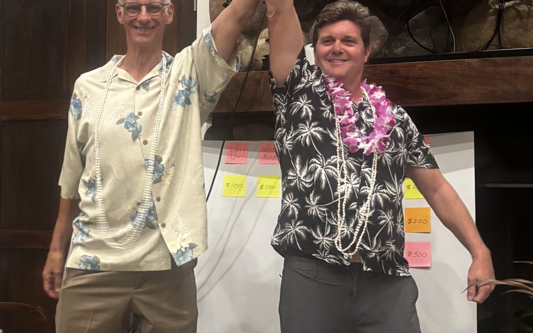 Coastal Encinitas Rotary Club Launches New Year as Chris Davis Hands Over the Gavel… and Ralph Immediately Loses It