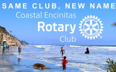 Coastal Encinitas Rotary Adopts New Name, Continues Strong Local Impact