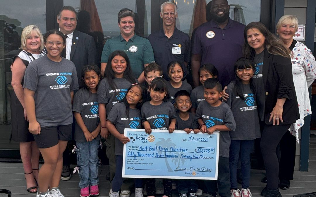 Coastal Encinitas Rotary delivers heartfelt support to local charities