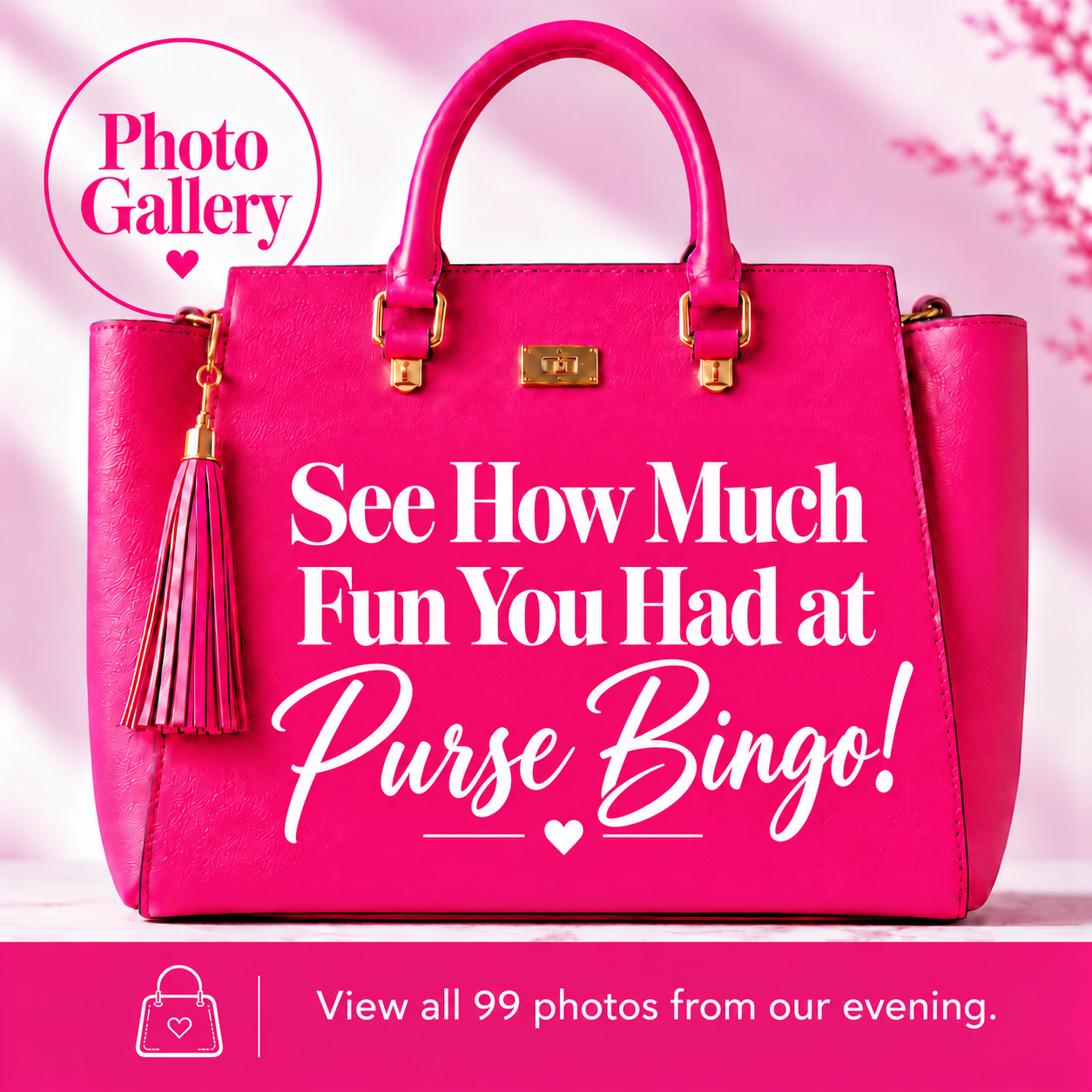 Purse Bingo Photo Gallery Invitation
